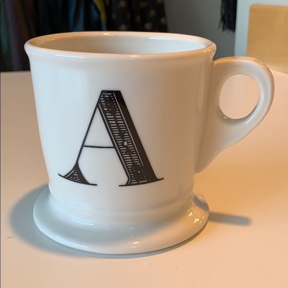 Anthropologie Monogram “A” Mug